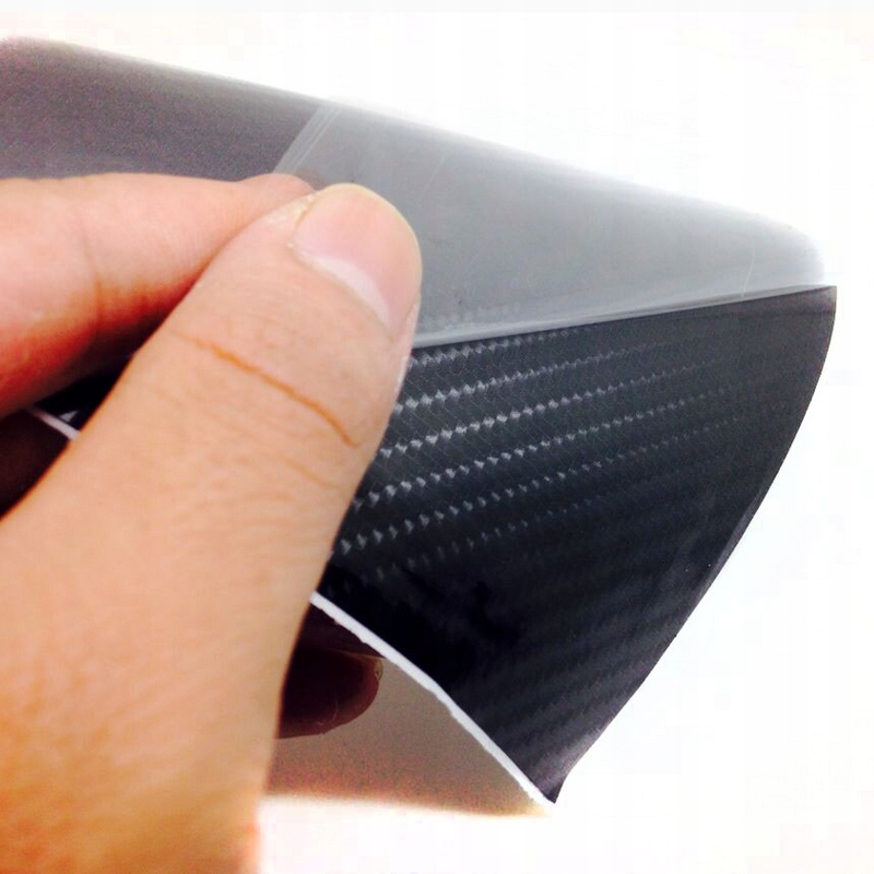 Folia Carbon Okleina Karbon 5D Czarna Połysk Na Rower Progi Laptop Auto Kolor czarny