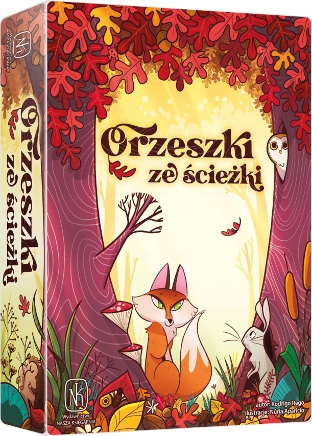 Gra planszowa Orzeszki ze ścieżki Nasza Księgarnia
