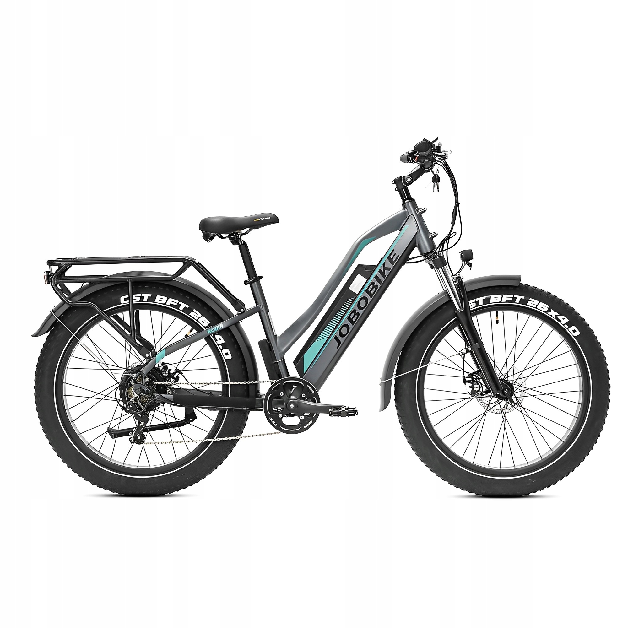 Rower Elektryczny Jobobike Robin 48V Fatbike Koło 26" Aluminium