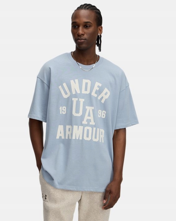 T-shirt Męski Oversize Under Armour M Hw Varsity Os Ss Lg