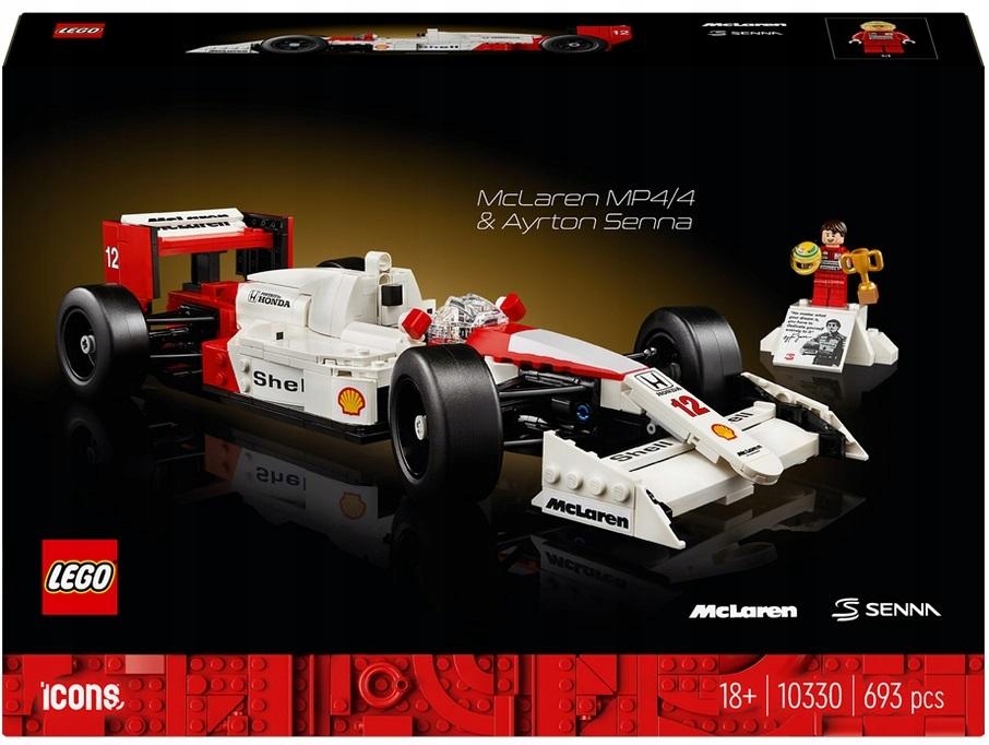 Lego(r) Icons 10330 McLaren MP4/4 a Ayrton Senna