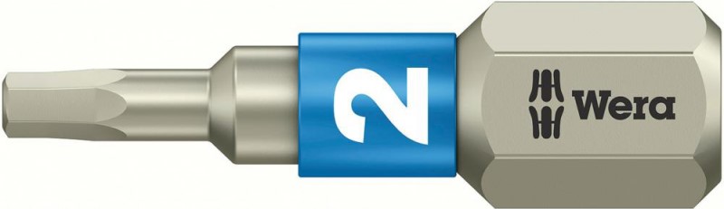

Wera 071071 Bit Grot Nierdzewny Końcówka Hex 2mm