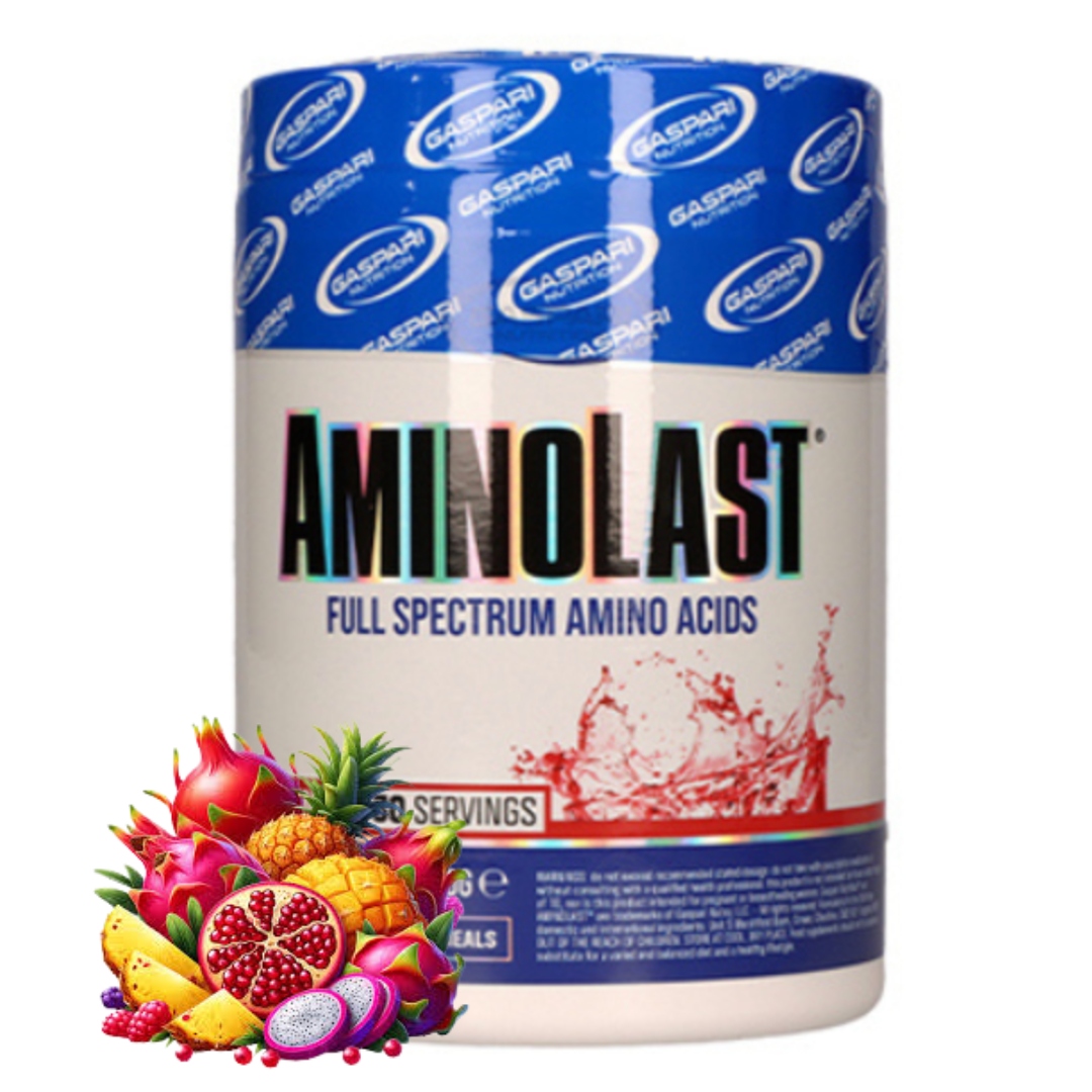 Gaspari Nutrition AminoLast 390 g ovocná chuť aminokyseliny regenerace Bcaa