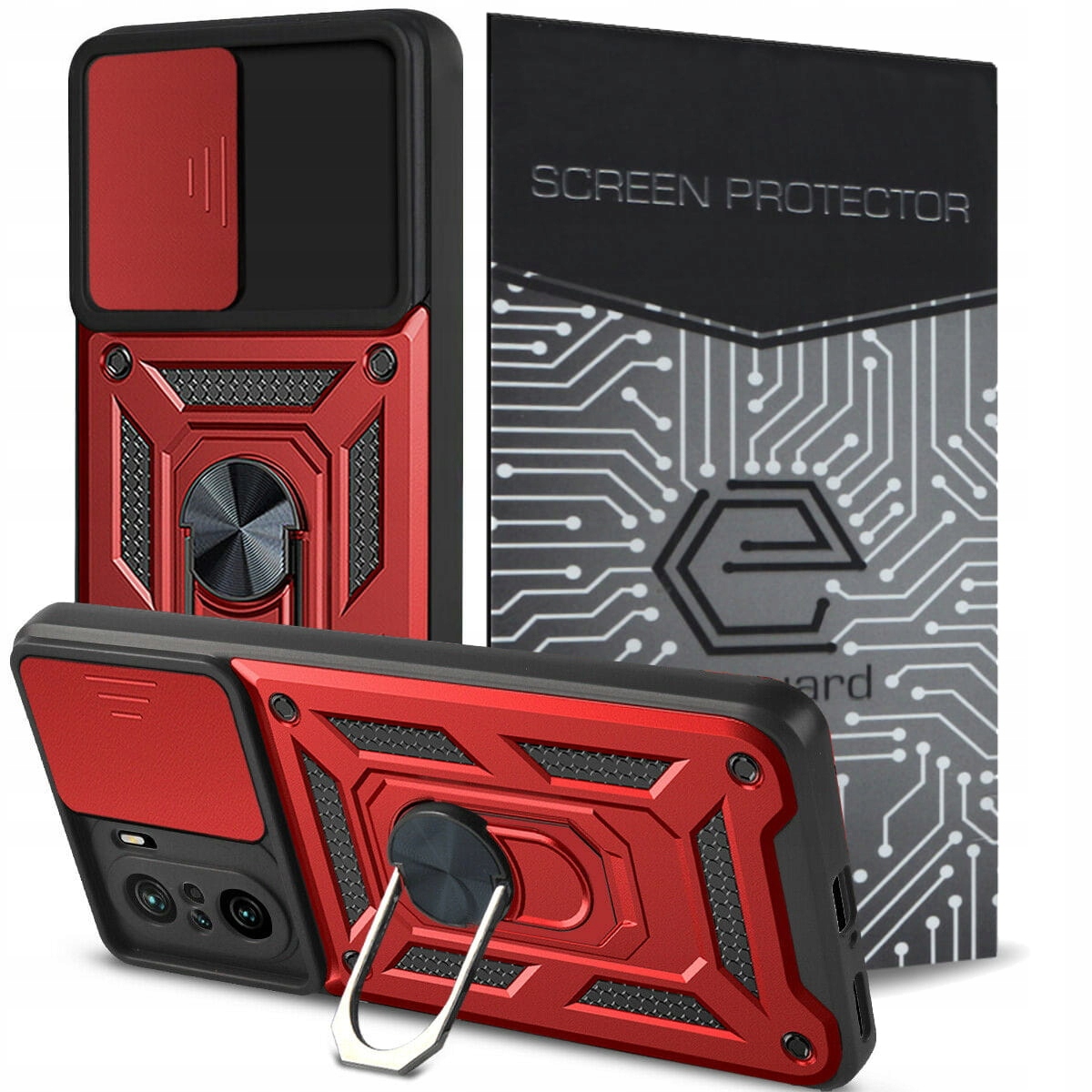

Etui Case Pancerne+szkło do Xiaomi Poco F3 Pro