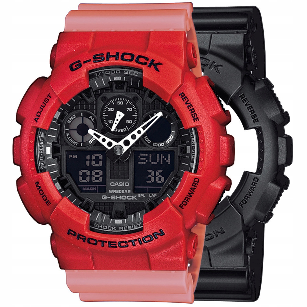 Hodinky Casio G-Shock Set GA-100-1A1ER Bezel 10395289 Řemínek 10498150