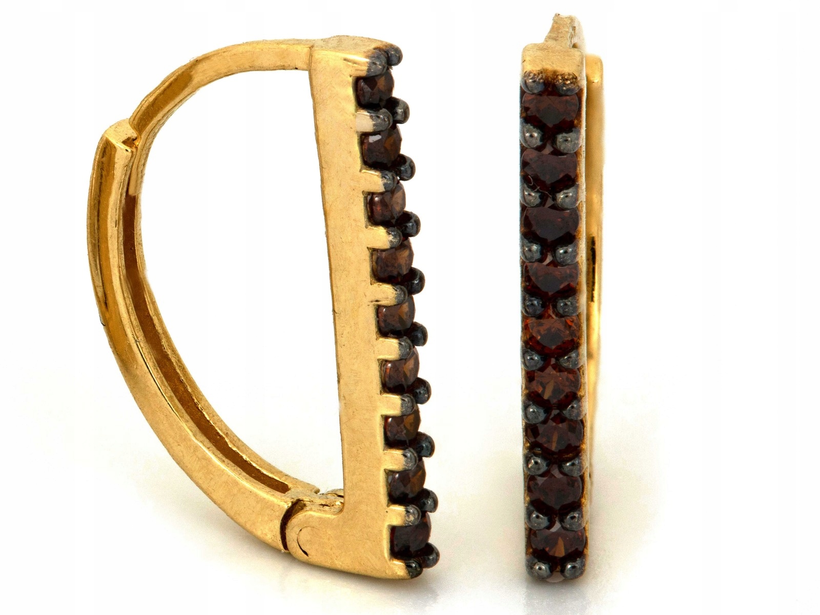 Zlaté náušnice pro ženu 585, elegantní design, módní vzor