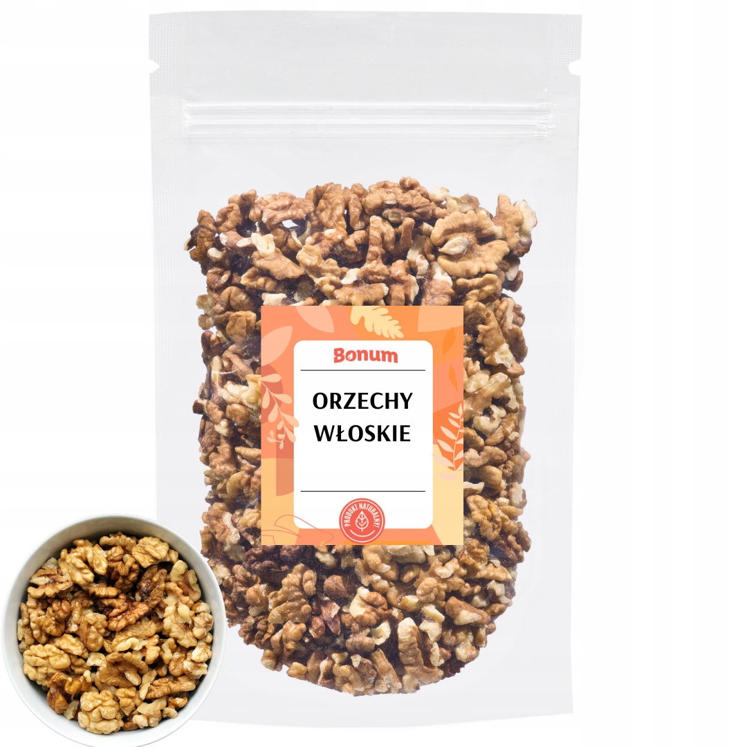 Vlašské ořechy Celé přírodní Premium Zdravé bakalie Svačinka 1 kg Bonum