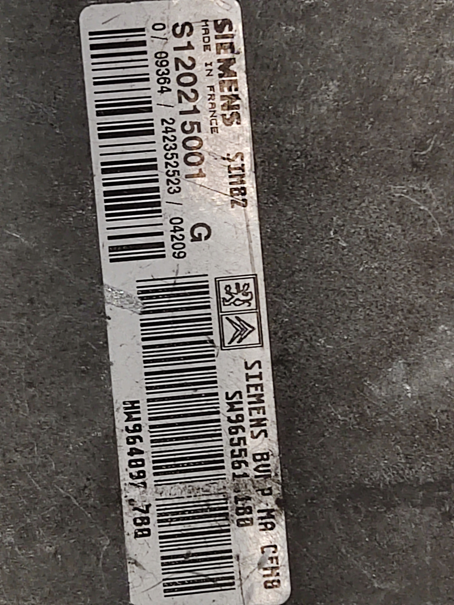 KOMPUTER STEROWNIK SKRZYNI BIEGÓW PEUGEOT CITROEN 9640922780 S120215001G Producent części Citroen OE