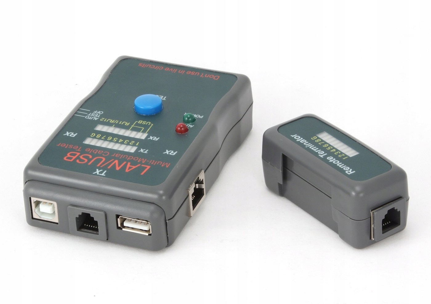 Tester kabli RJ-45 RJ-11 Utp Stp Usb Aaab Gembird NCT-2