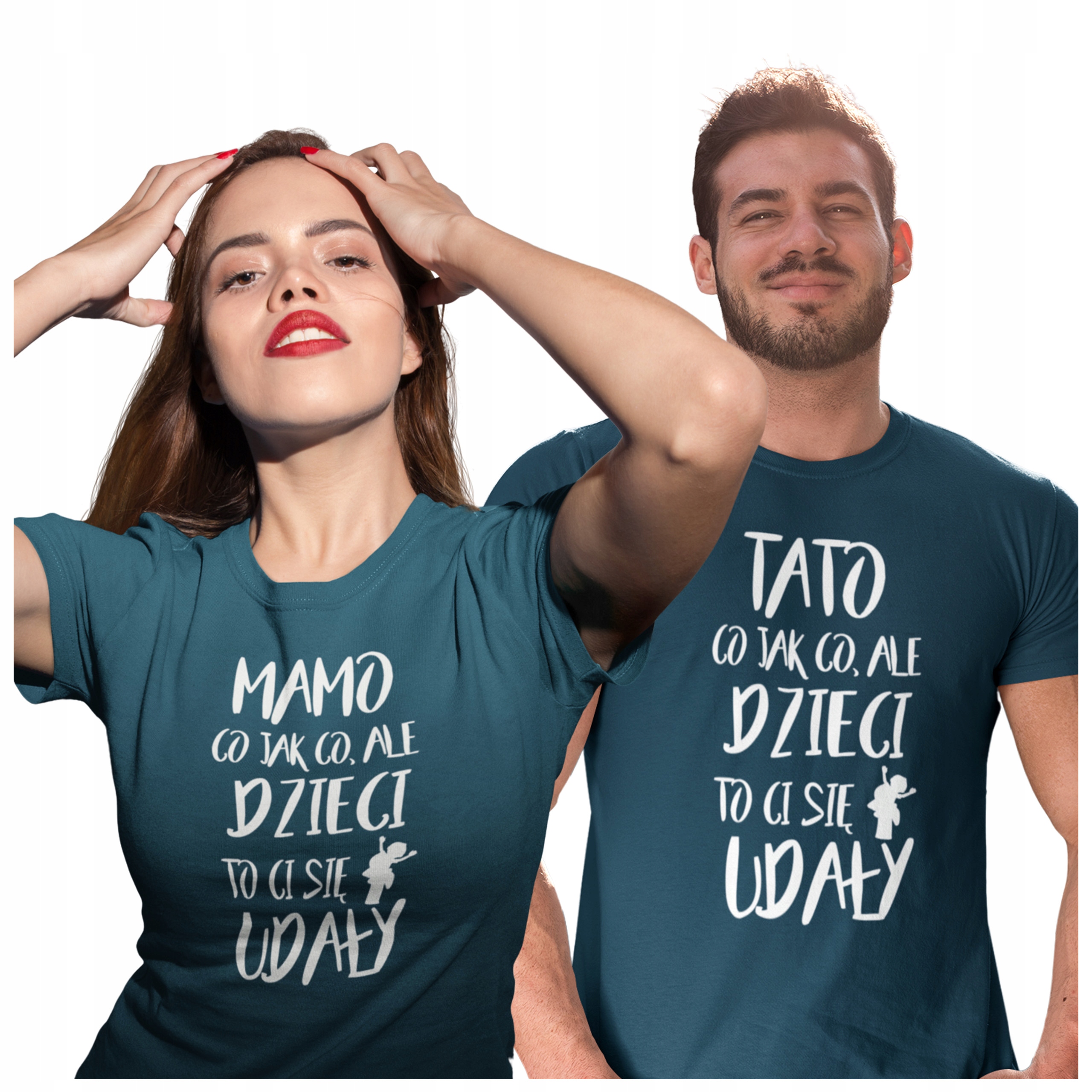 

Zestaw Koszulek Dla Mamy I Taty 2 Pak
