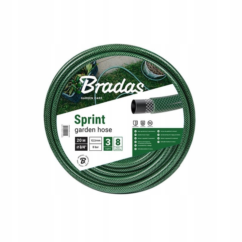

Wąż ogrodniczy Sprint 3/4" cala 20m
