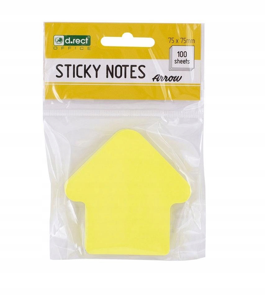 NOTES SAMOPRZYLEPNY KSZTAŁTY STRZAŁKA D.RECT