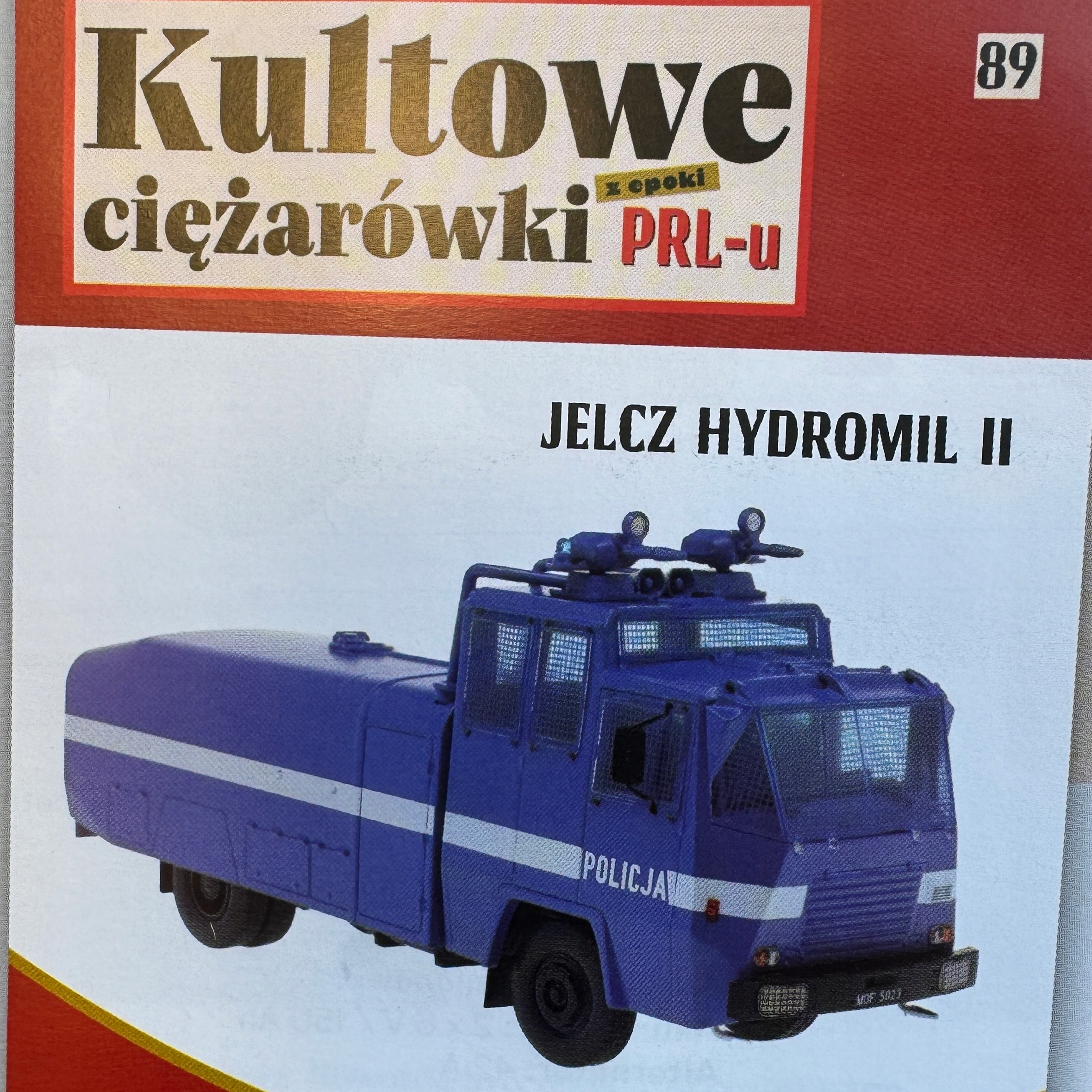 Jelcz Hydromil II Policie Kultovní kamiony z Prl č. 89 Deagostini