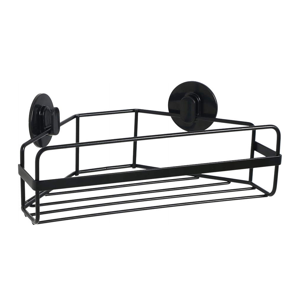 

Półka Łazienkowa Narożna Czarny Mat 3M Taśma 1P