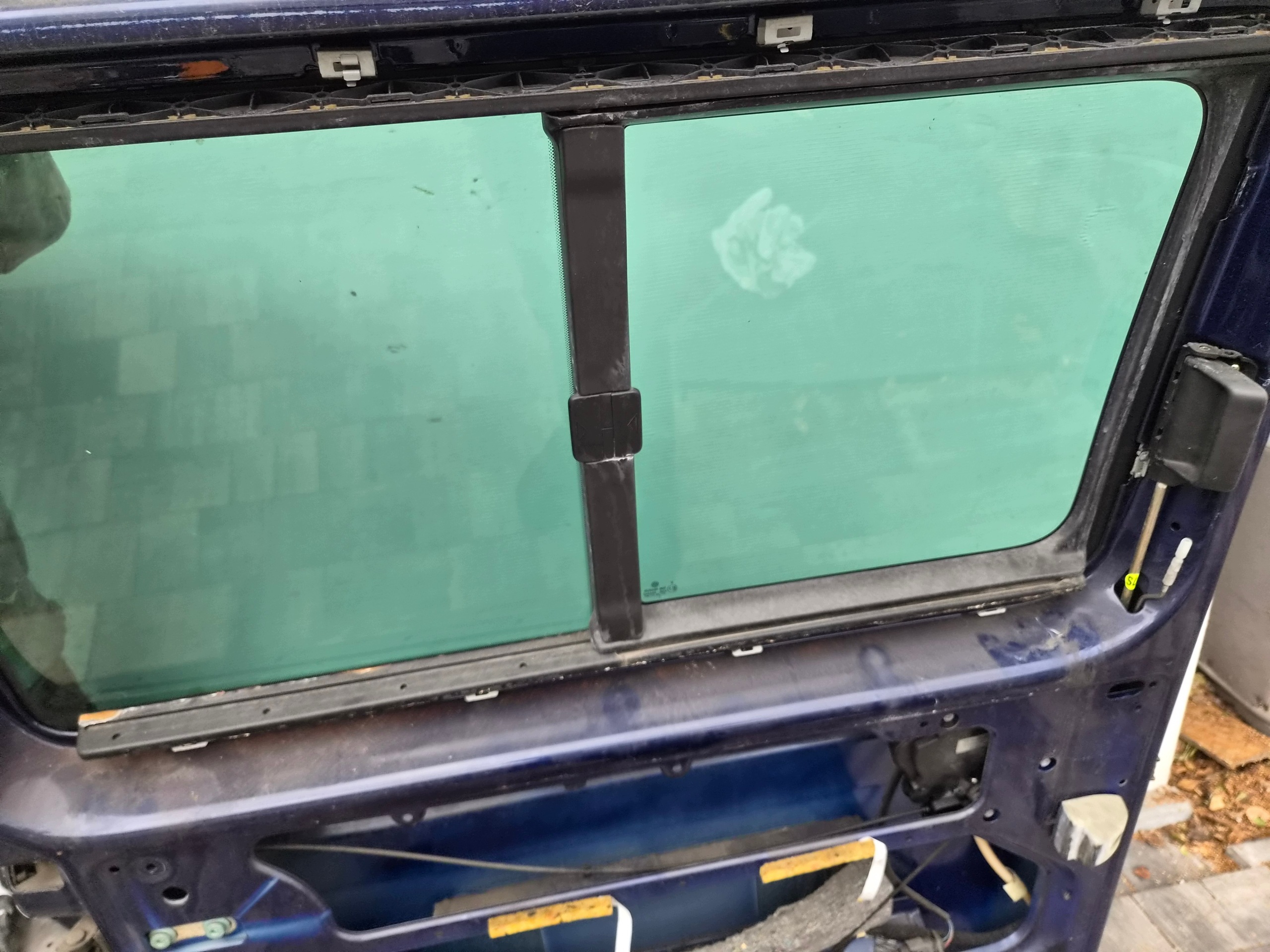 door sliding VW T5 T5 lift side left blue/ granatowe stan bdb