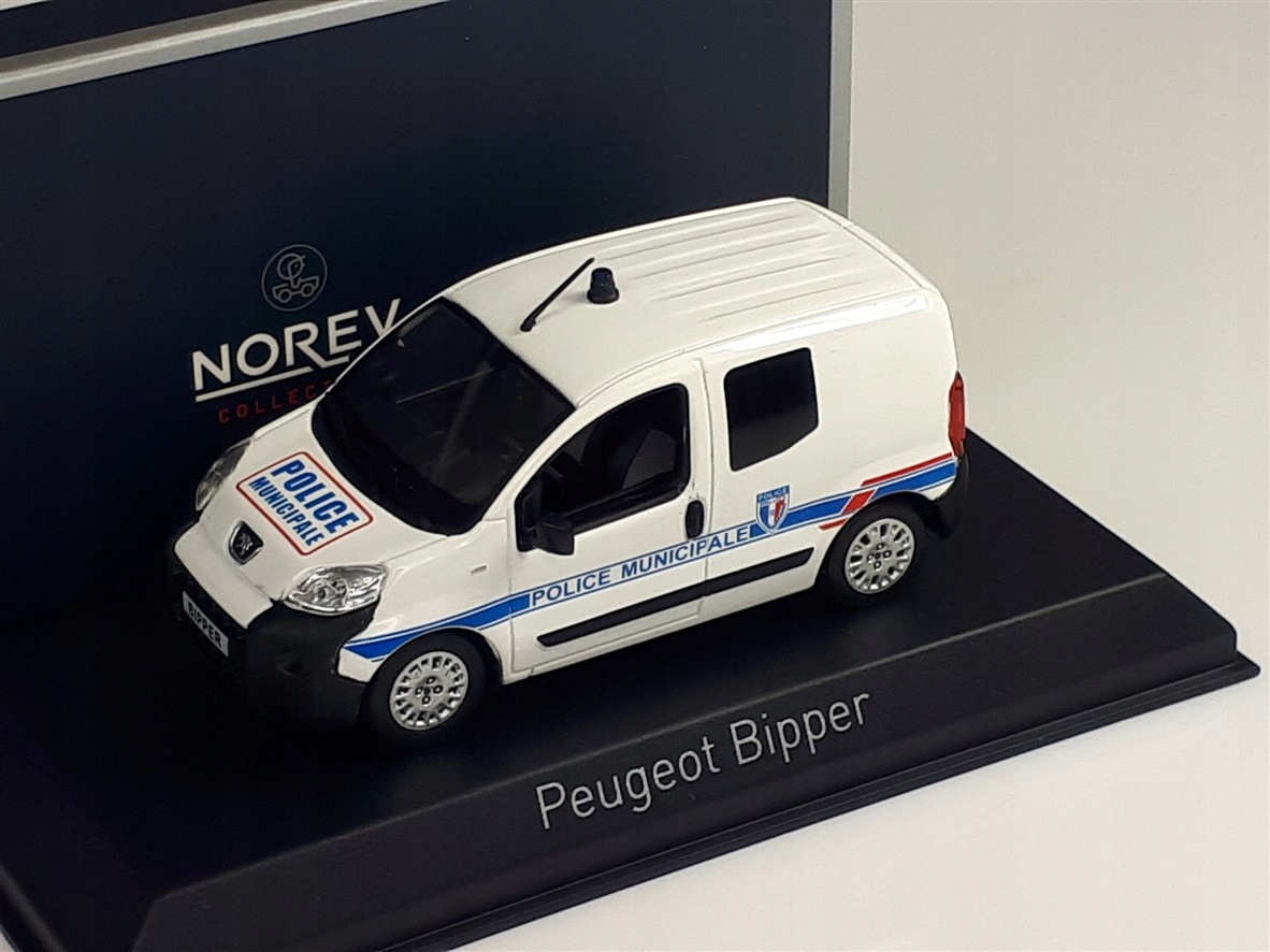 Norev Peugeot Bipper 2009 Police Municipale 1:43