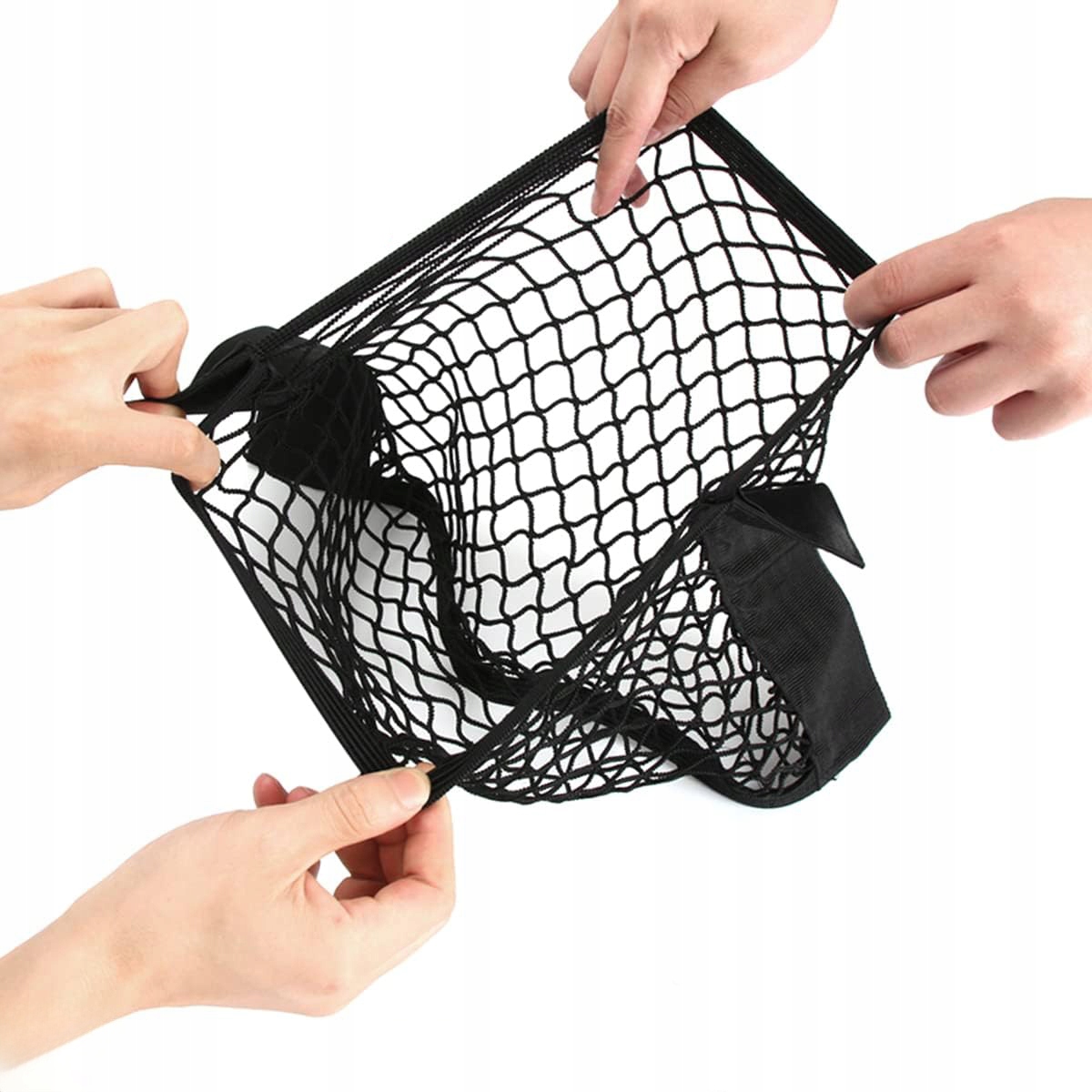 SIATKA DO BAGAŻNIKA AUTA ORGANIZER TORBA NA RZEP MOCNA KIESZEŃ 60x25cm Rodzaj siatki