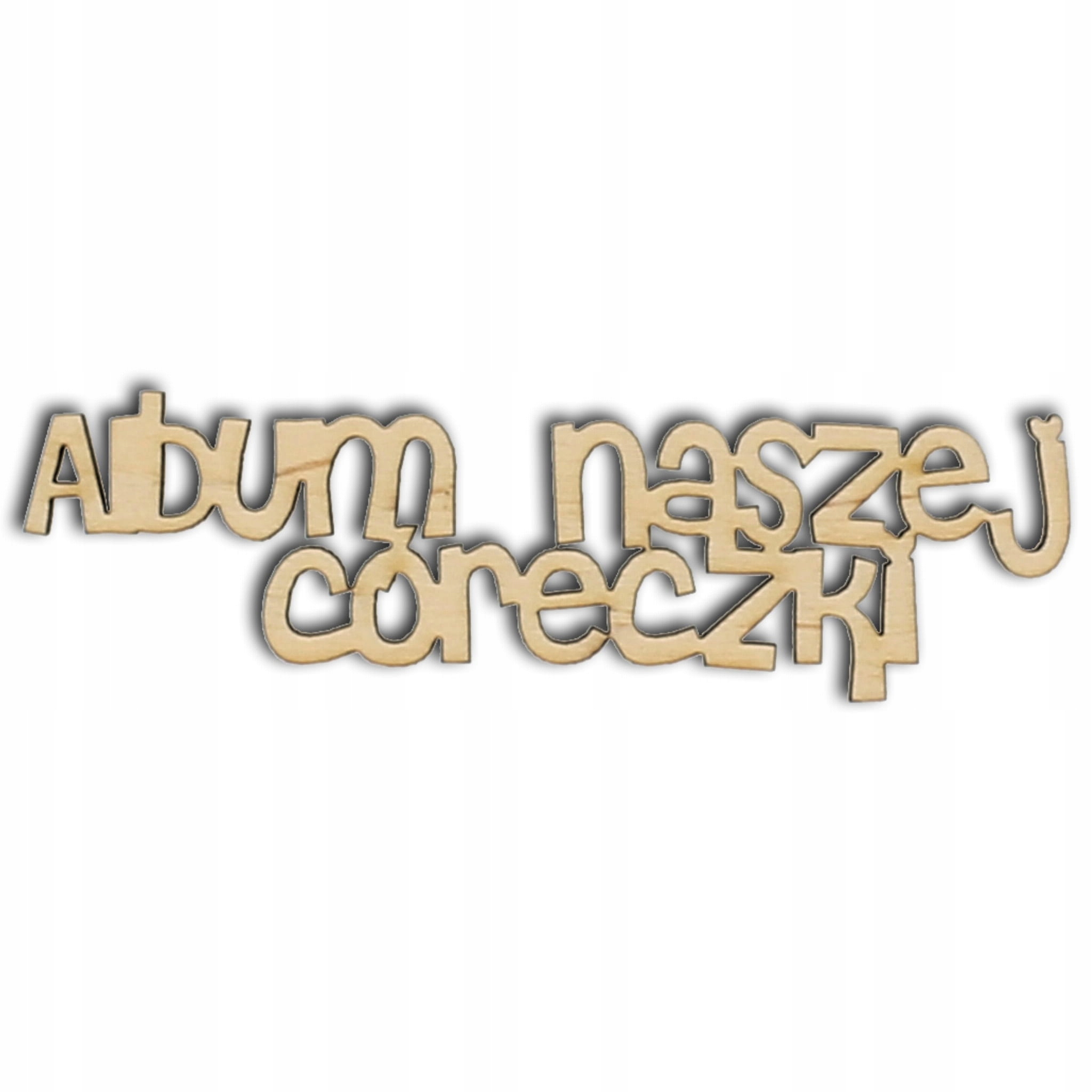 ND277 Napis " Album naszej córeczki "