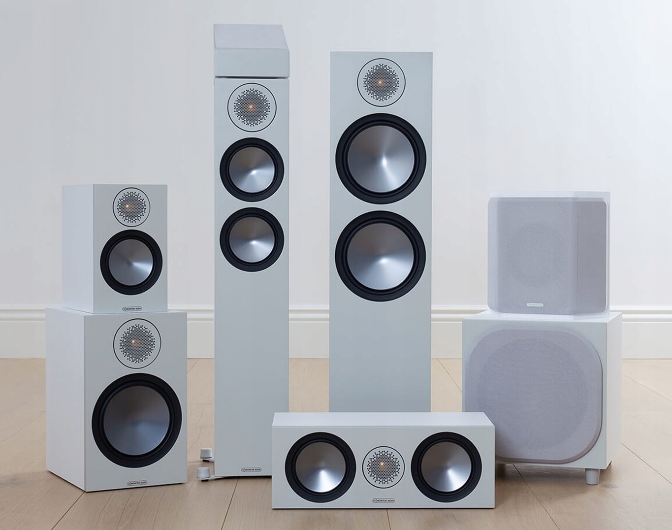 MONITOR AUDIO BRONZE 200+FX+C150 BIAŁY KINO 5.0 Marka Monitor Audio