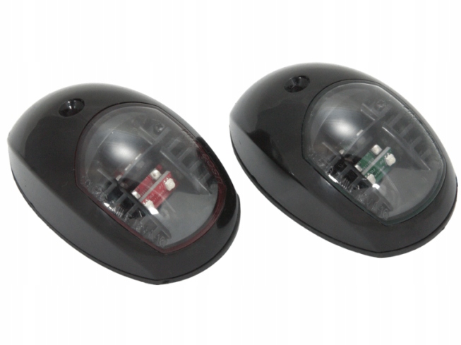 Led Navigační Lampy Černé Pro Loď/jachtu