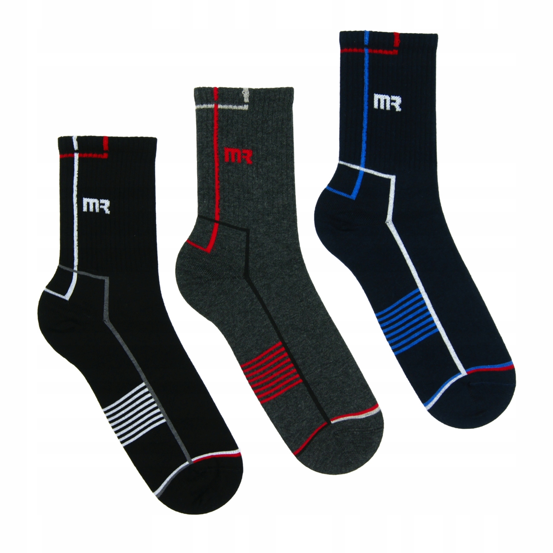3x MĘSKIE SKARPETY SPORTOWE PRODUKT POLSKI 43-45