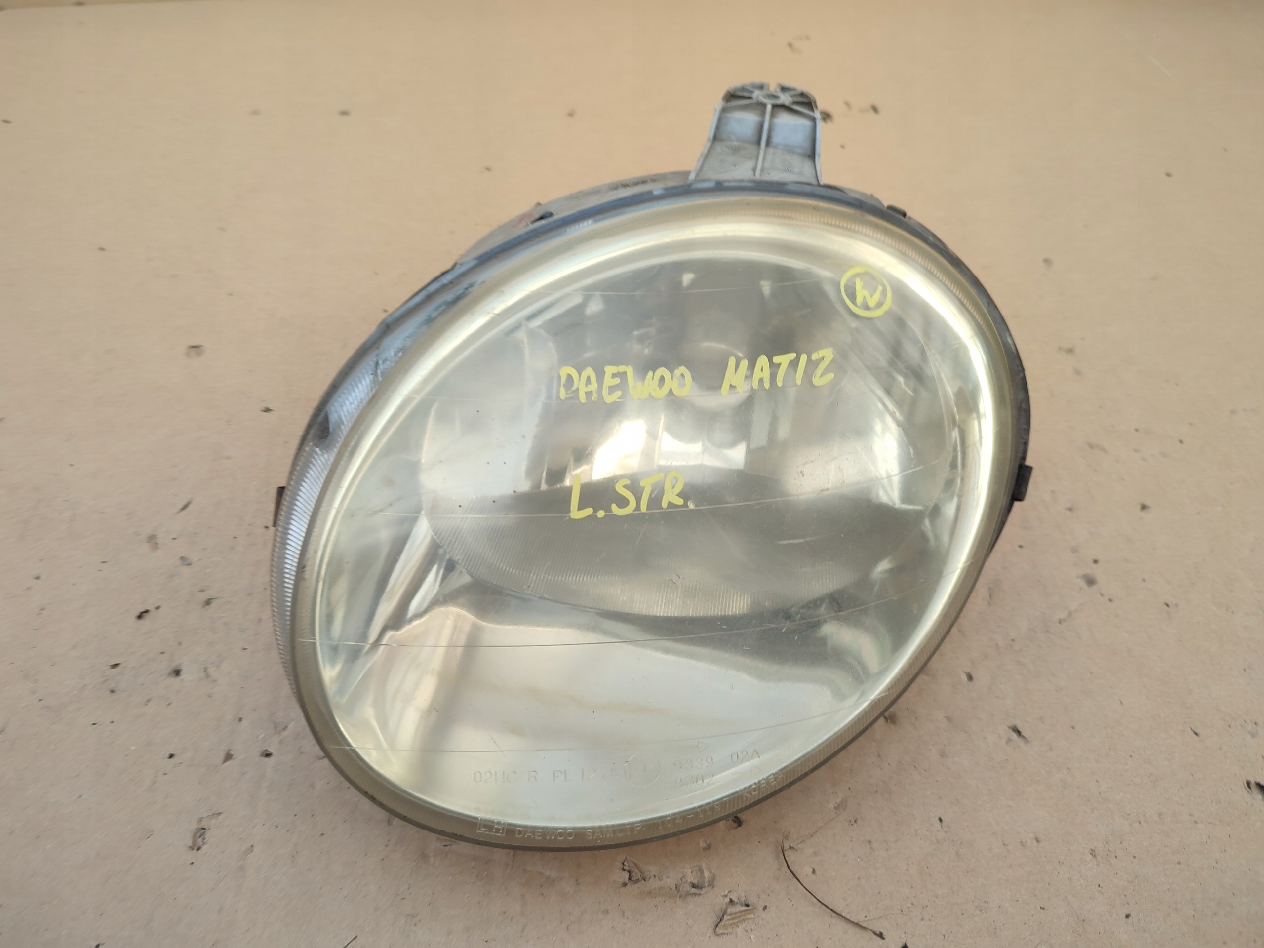 light left front left front Daewoo Matiz