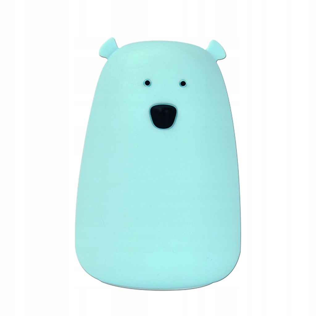 Lampka nocna dla dzieci LED RGB MIŚ USB akumulator