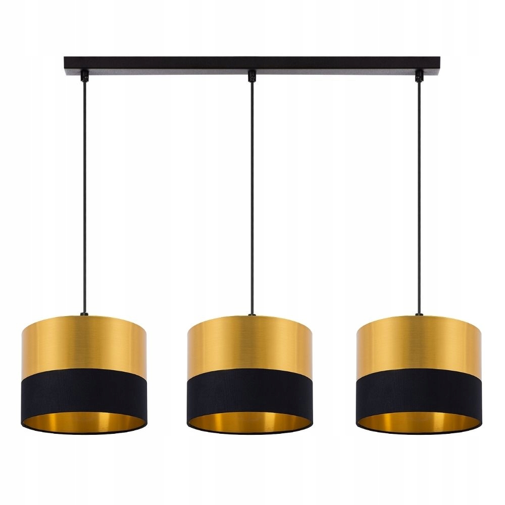 Glamour Závesná Stropná Lampa So Zlatým Tienidlom