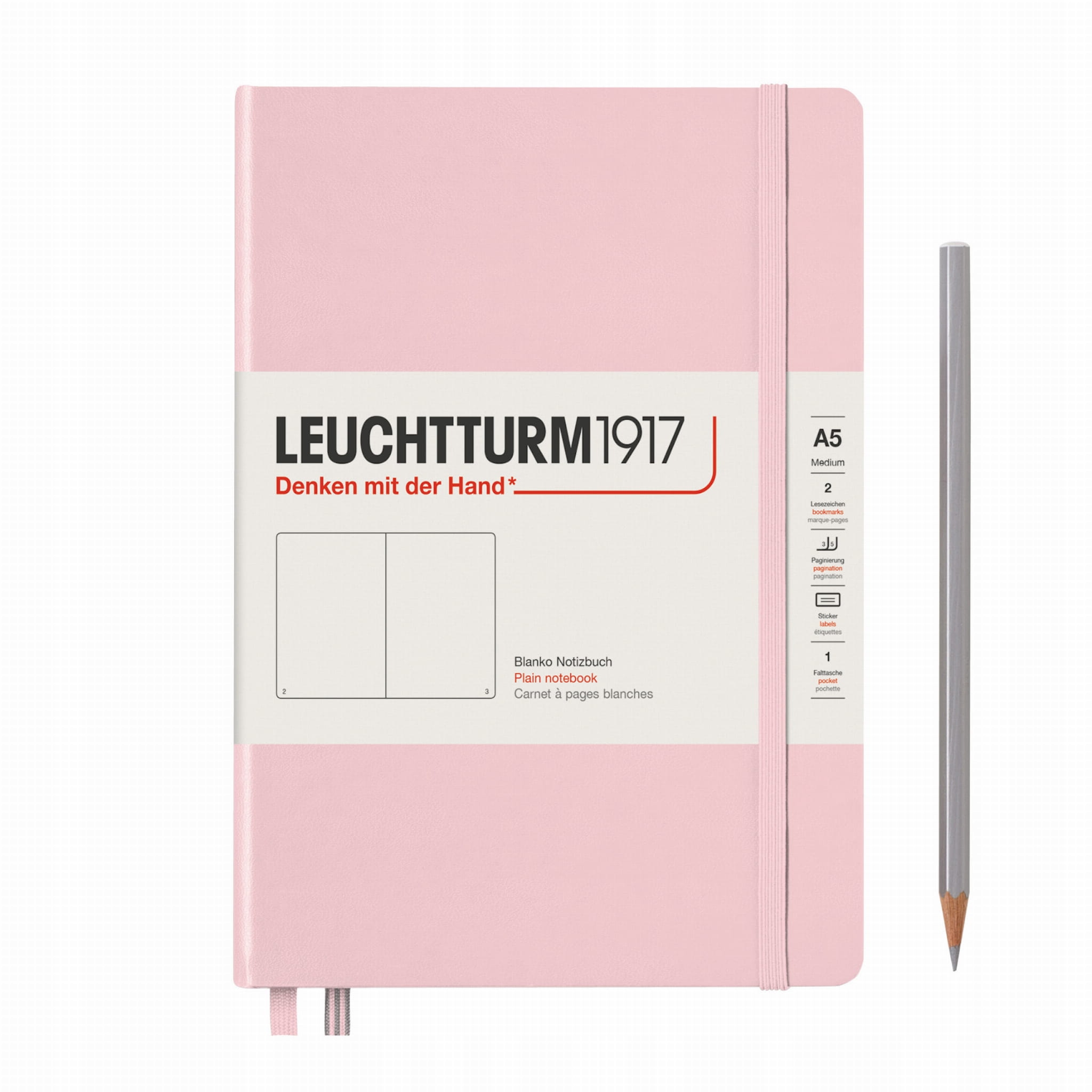 Notatnik Leuchtturm1917 Medium A5, Gładki, Powder