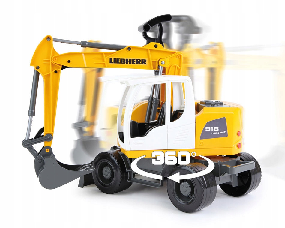 LENA WORXX KOPARKA POJAZD BUDOWLANY LIEBHERR 48 CM RUCHOMA ŁYŻKA Marka Lena