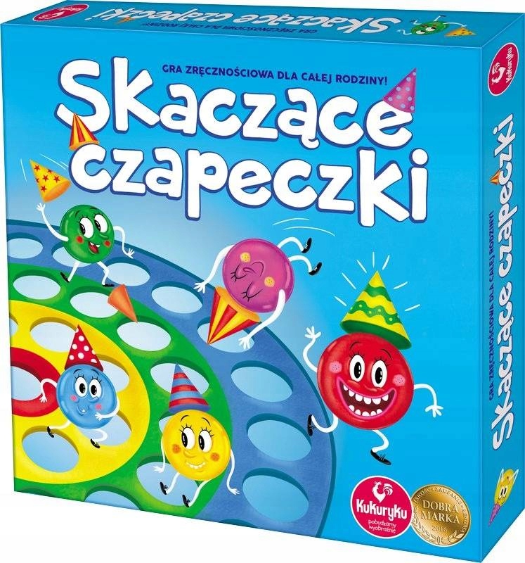 

Gra Planszowa Skaczące Czapeczki Kukuryku 60017