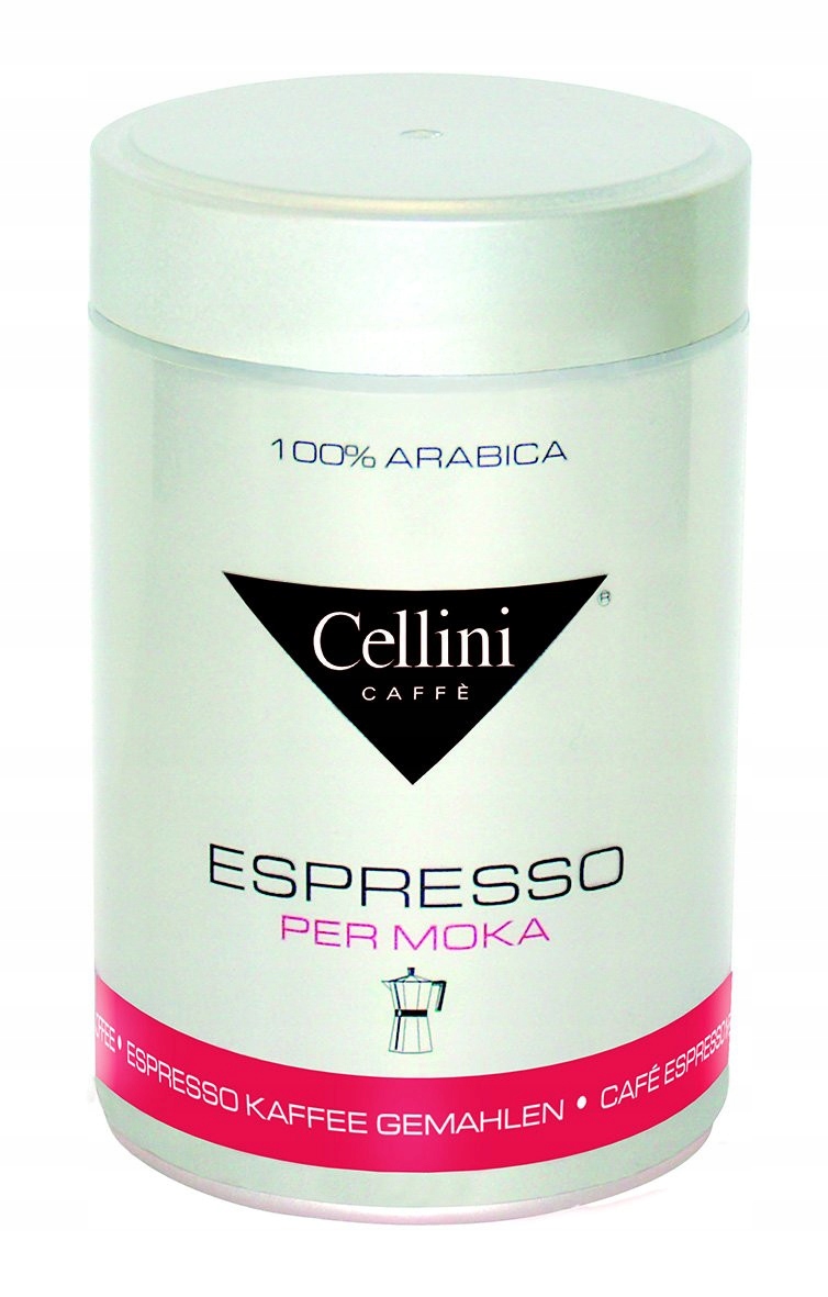 Levně Mletá káva Arabica 100% Moka espresso 250 g Cellini