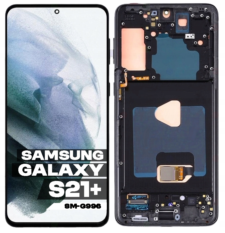 Displej Dotyková obrazovka pro Samsung Galaxy S21 Plus G996 G996B Oled Rámeček