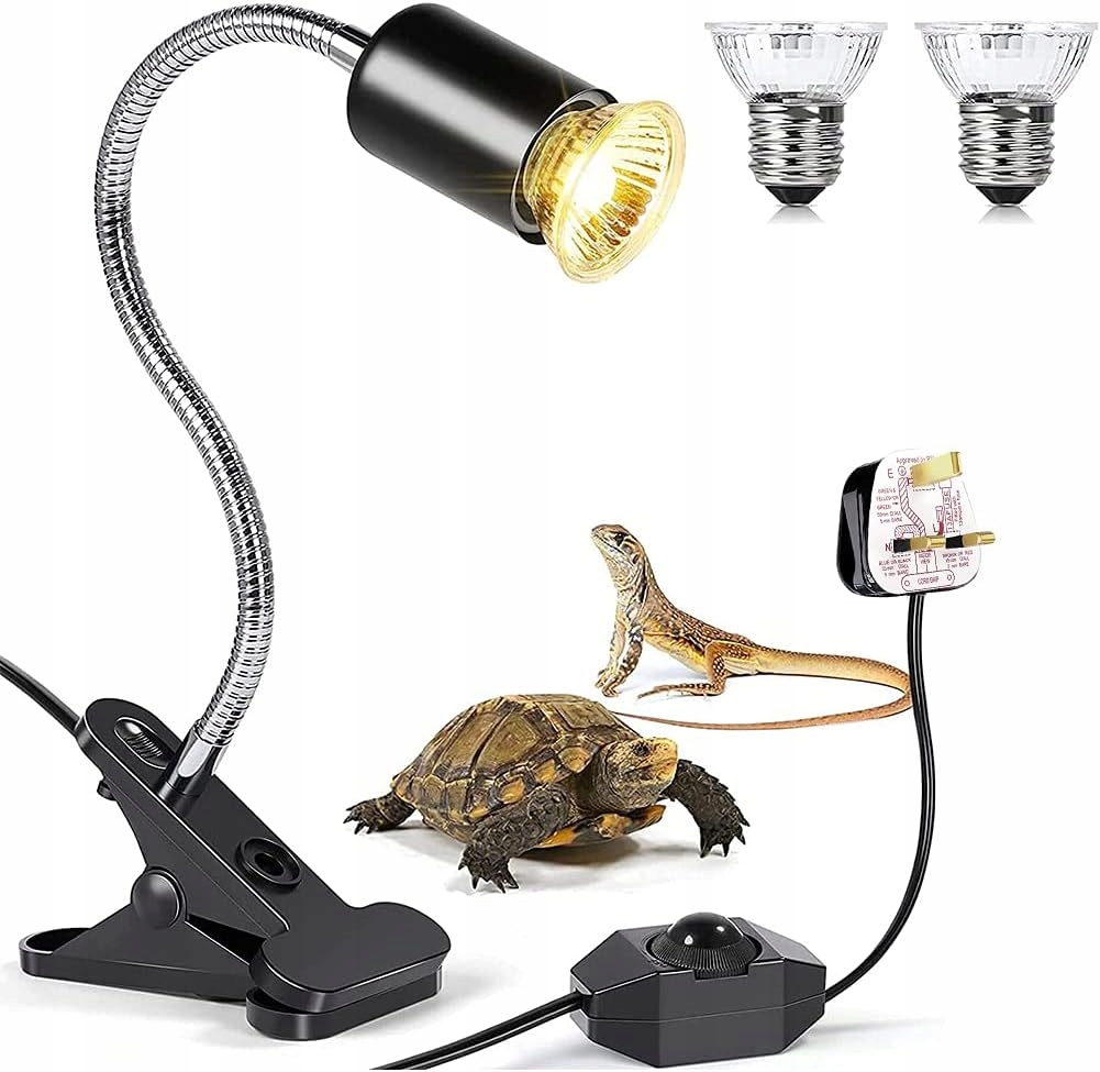 Levně 25W 50W Topná Lampa Želvím Teráriem Uv Topná Lampa Se 2 Žárovkami