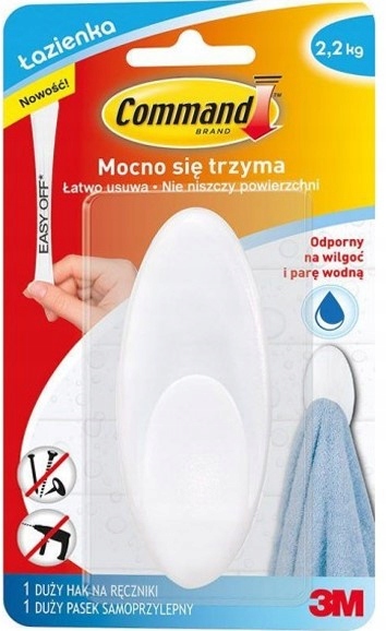 

Hak do ręczników max 2,2 kg
