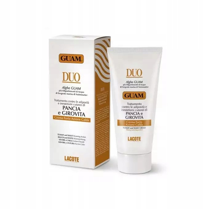 Guam Duo Rozgrzewający krem wyszczuplający brzuch i biodra 150ml