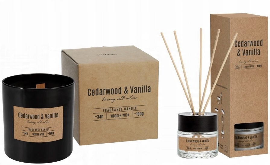 

Bispol świeca patyczki Cedarwood Vanilla