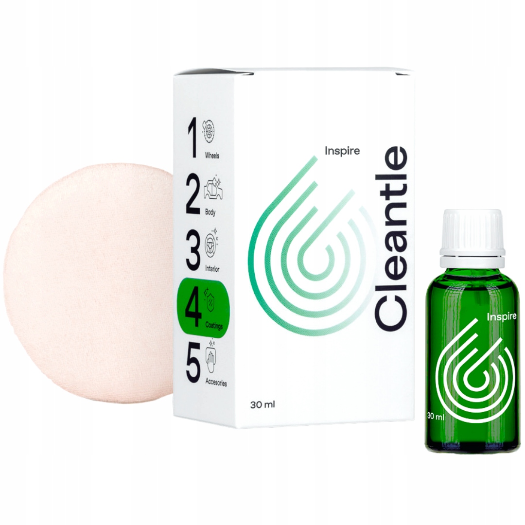 Cleantle Inspire Powłoka ceramiczna do samochodu na lakier szyby felgi 30ml