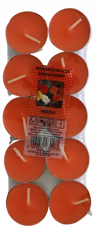 

Podgrzewacz Tealight Zapachowy Róża 10 Szt.