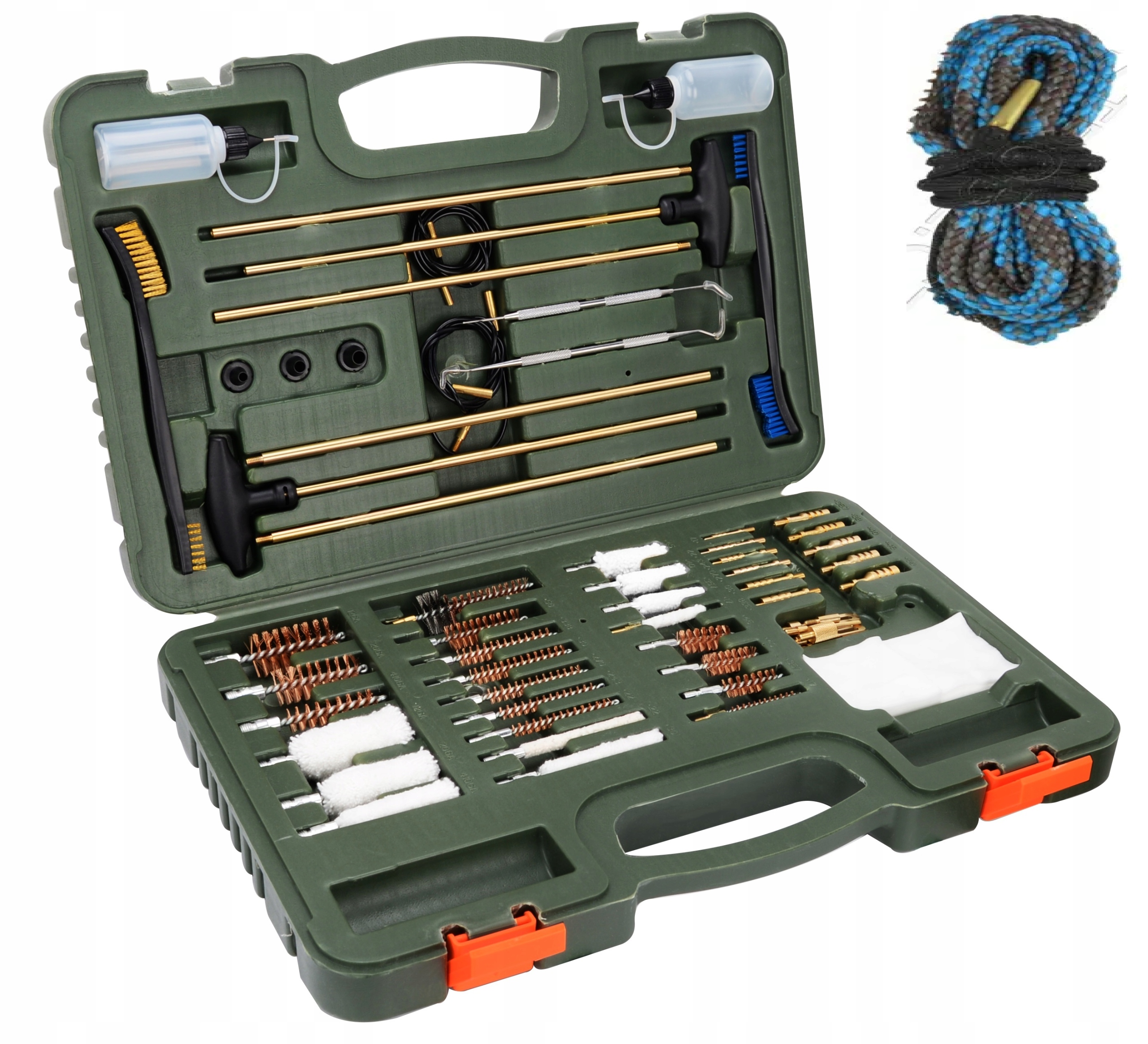 Sada na čištění zbraní zesílený vytěrák na zbraně šňůra brunox 9 5.56