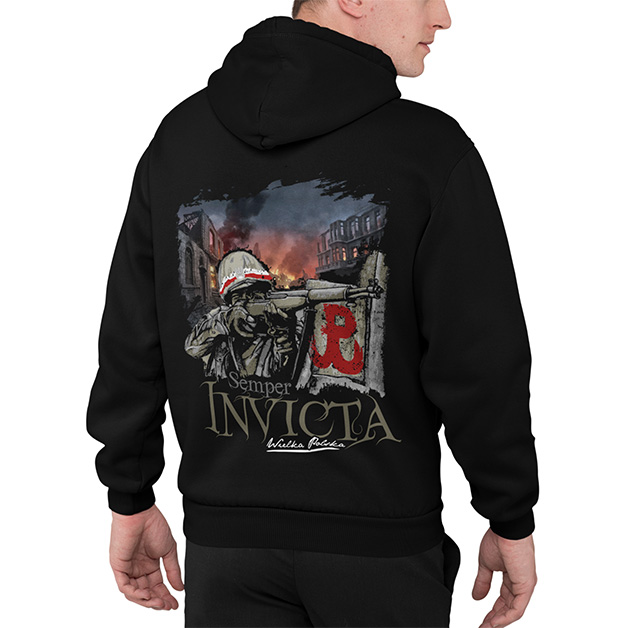 Mikina s kapucí Semper Invicta vel. M
