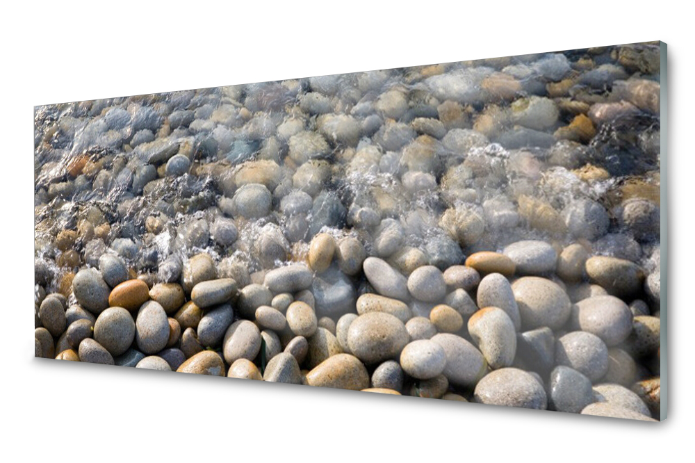 

Panel szklany do kuchni Płytka Woda 125x50
