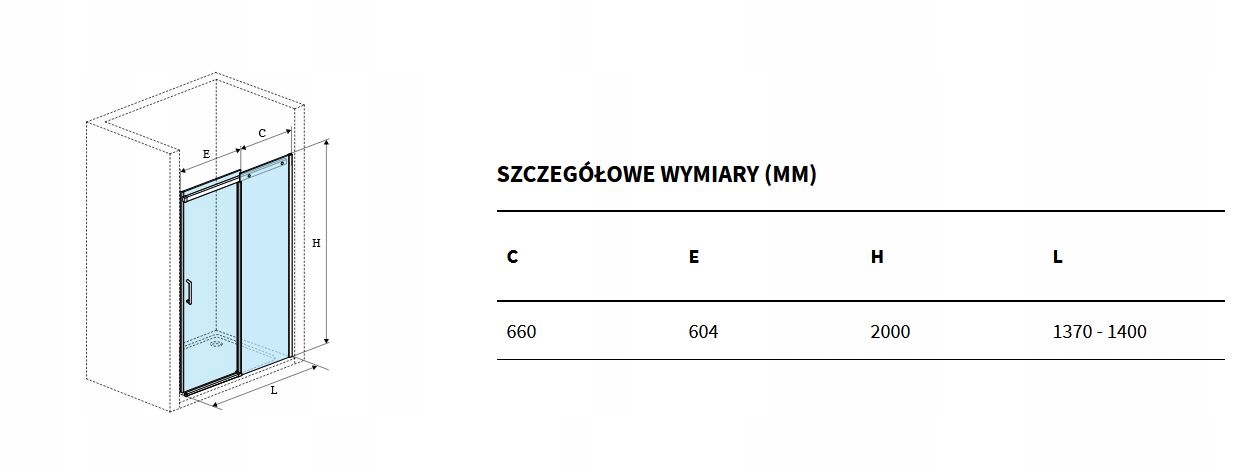 EXCELLENT ROLS drzwi wnękowe 140x200 złoty połysk Kod producenta KAEX.2612.1400.LP1/2.GL KAEX.2612.1400.LP2/2.