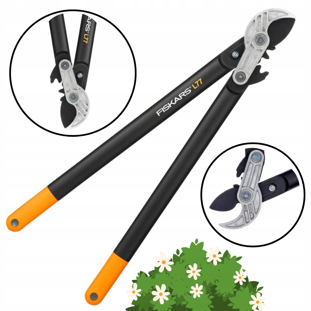 Fiskars L77 PowerGear Sekator kowadełkowy 1000583