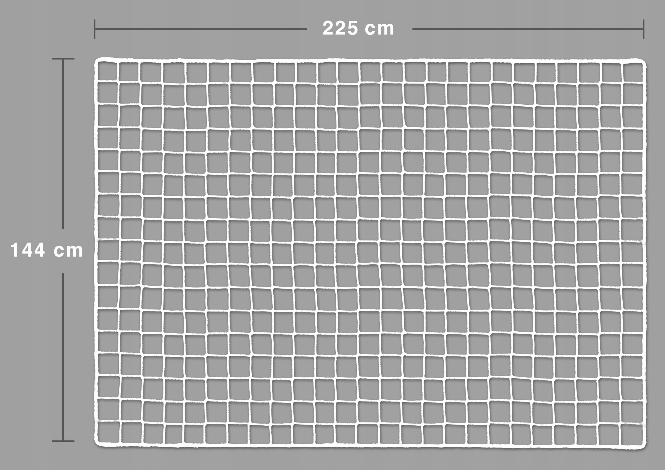 MOCNA SIATKA Z OPLOTEM ZABEZPIECZAJĄCA SCHODY OKNA Kolor biały