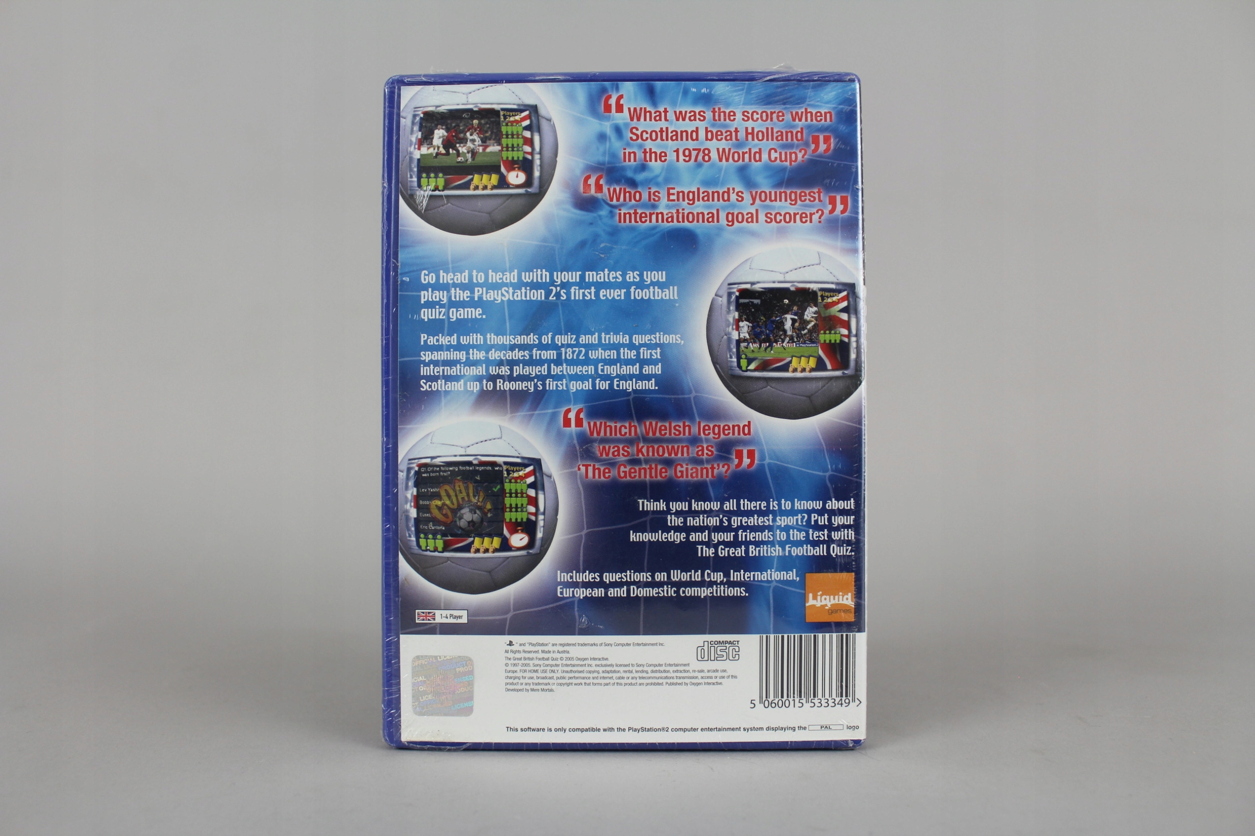 THE GREAT BRITISH FOOTBALL QUIZ PS2 Tematyka logiczne