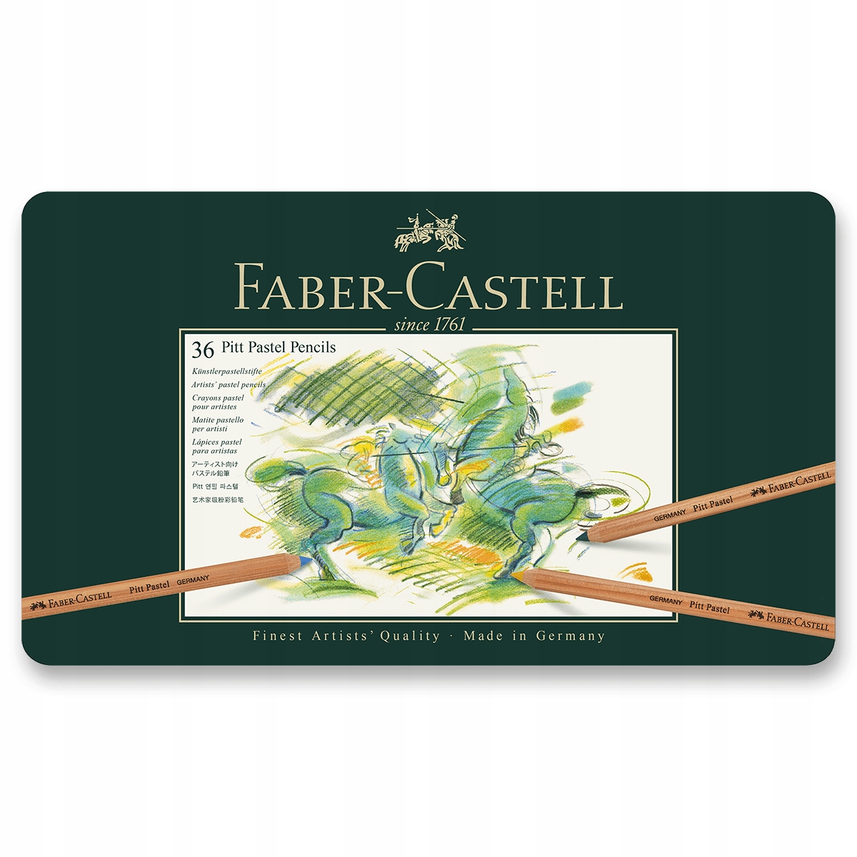 Umělecké pastely Faber-Castell Pitt Pastel plechová krabička, 36 ks