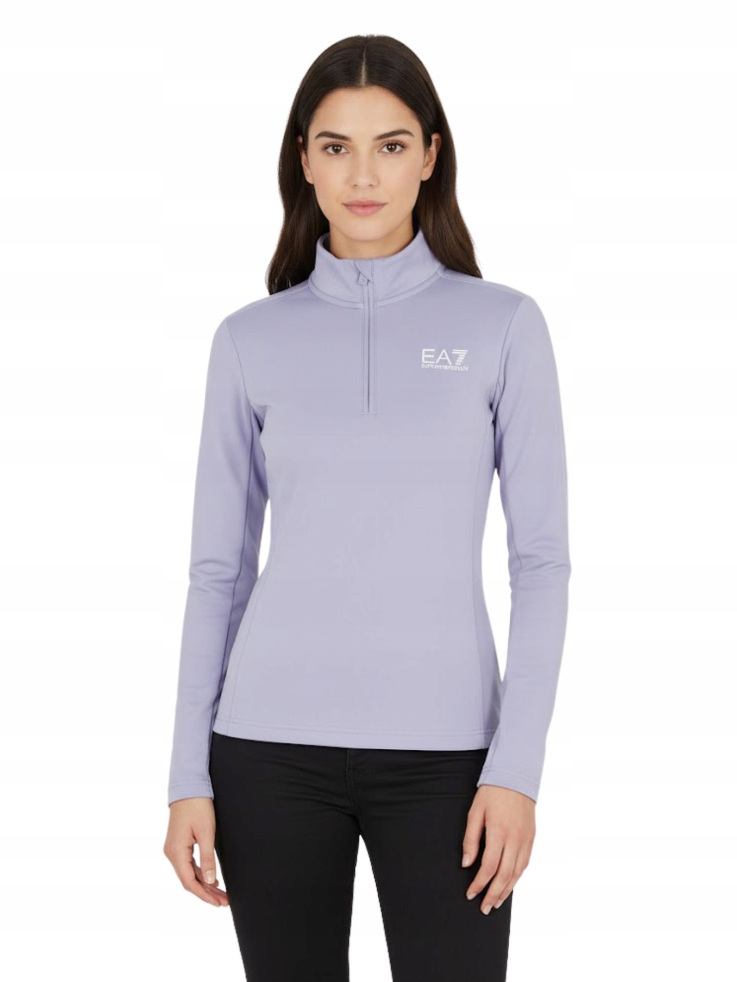 Mikina EA7 Emporio Armani Kitzbühel Powerstretch H-Zip Lavender S