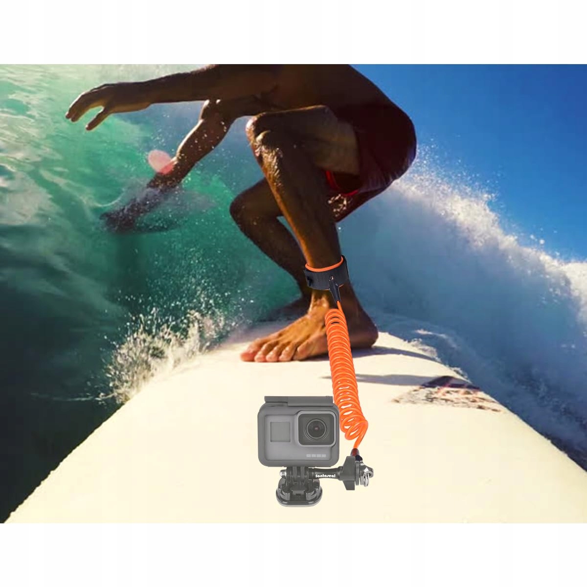 GOPRO Uchwyt Pływający Do Kamery Akcji Nurkowanie Surfing Kajakarstwo — miniatura 7