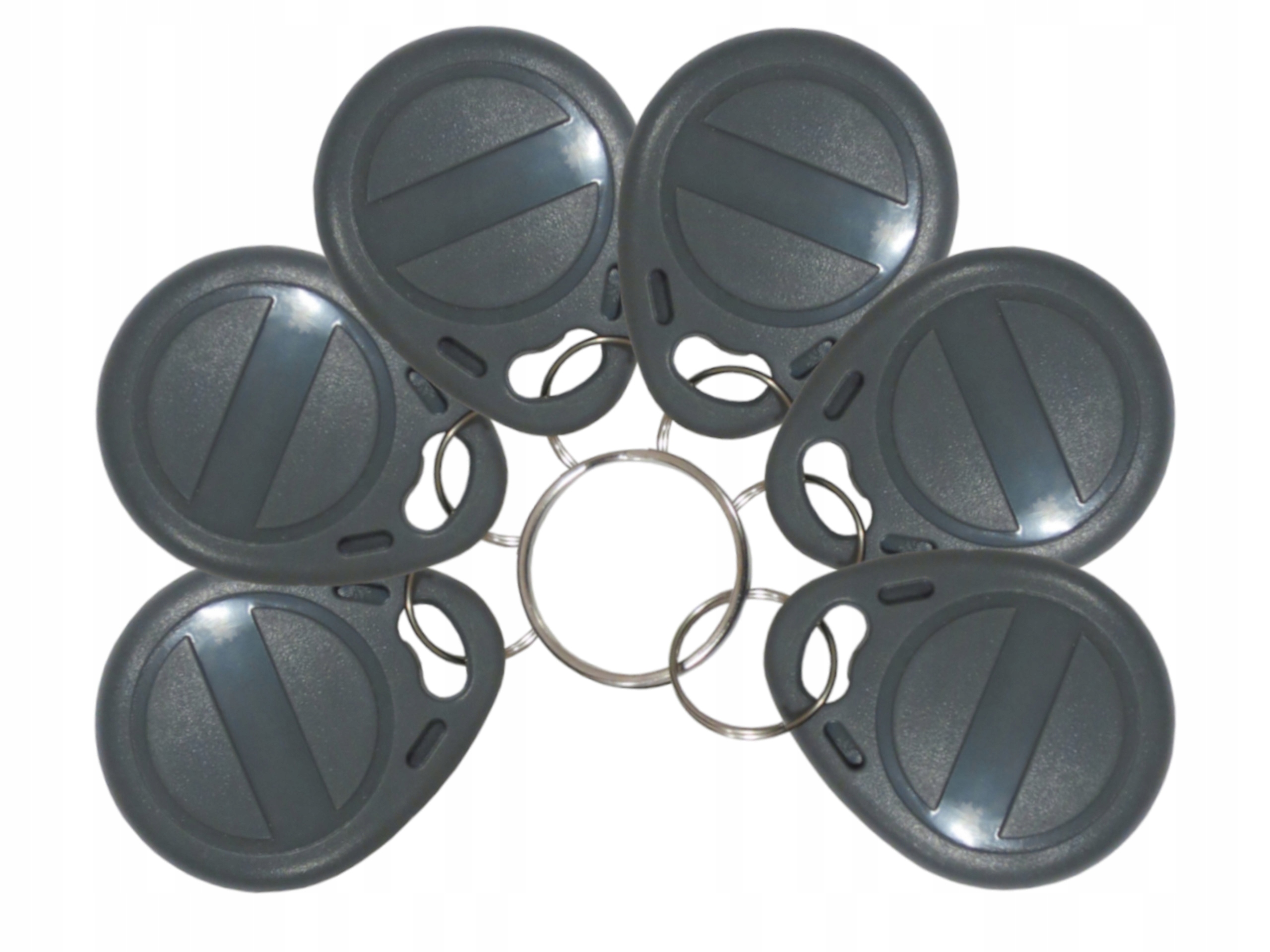 Přívěsek Na Klíče Tag Rfid Unique 125kHz T5577 EM4305 programovatelný šedý 100 kusů